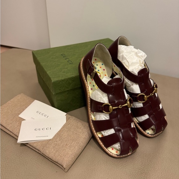 Gucci Other - Gucci Kids Fisherman Sandals size 31